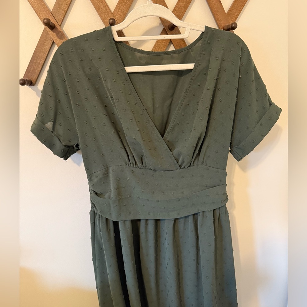 Elegant Green maxi dress